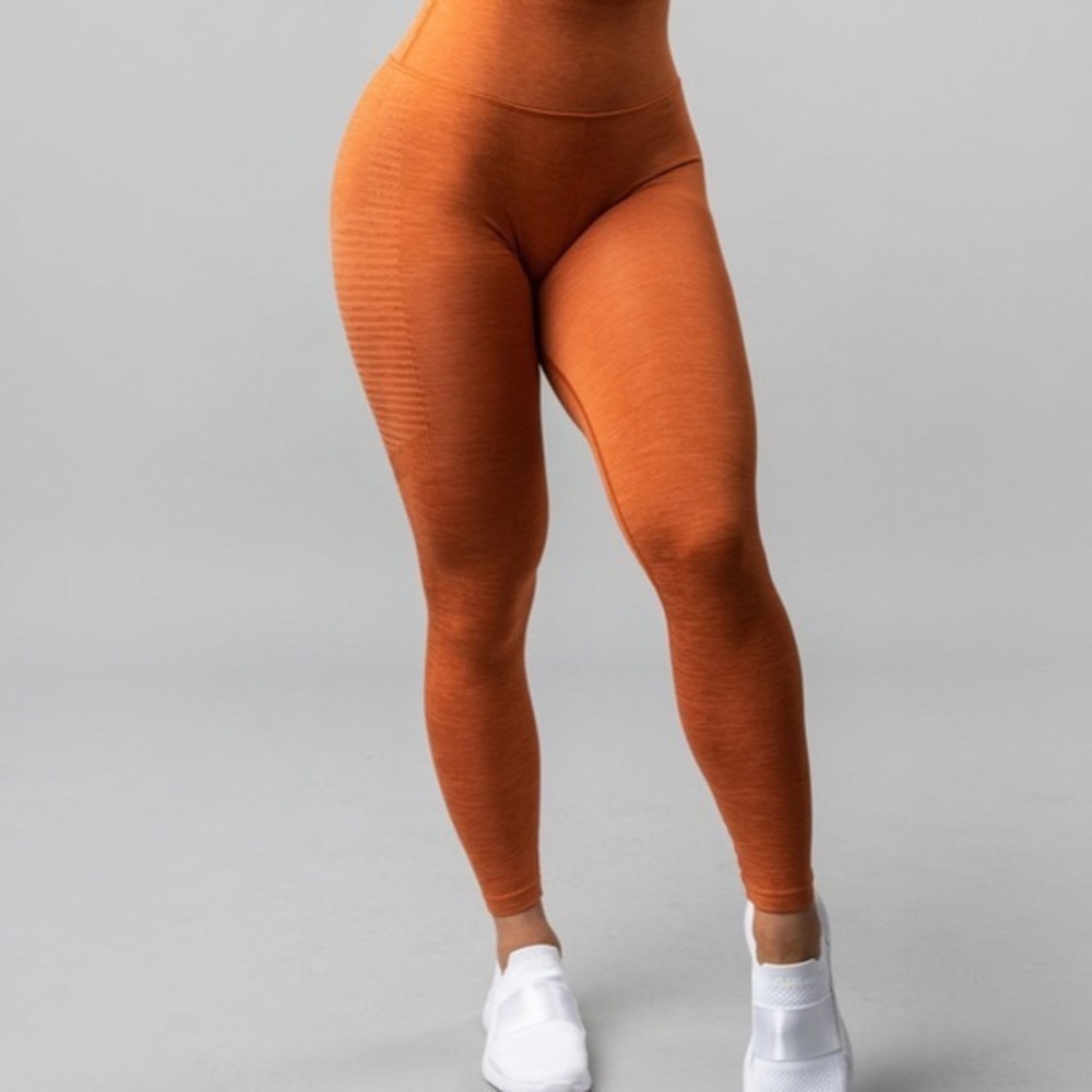 burnt orange alphalete leggings